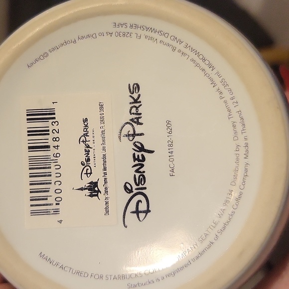 Starbucks Disney Mickey Mouse America Heart 12 oz Coffee Cup Mug - Picture 3 of 3